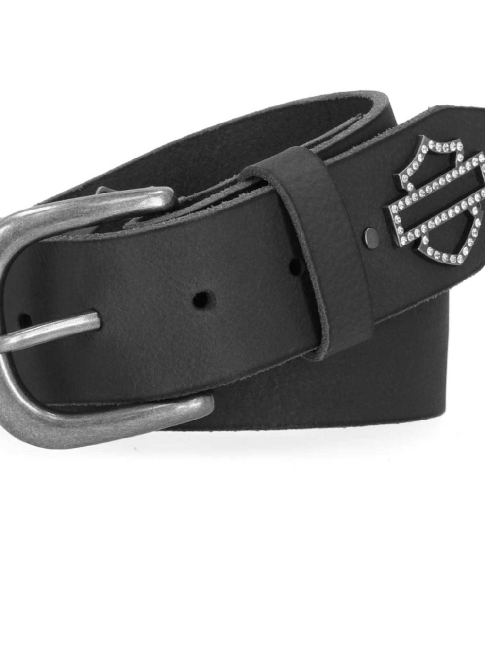 Harley-Davidson Black Leather Women's Belt